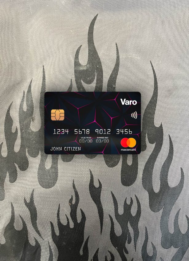 Download USA California Varo bank mastercard photolook front Photoshop template